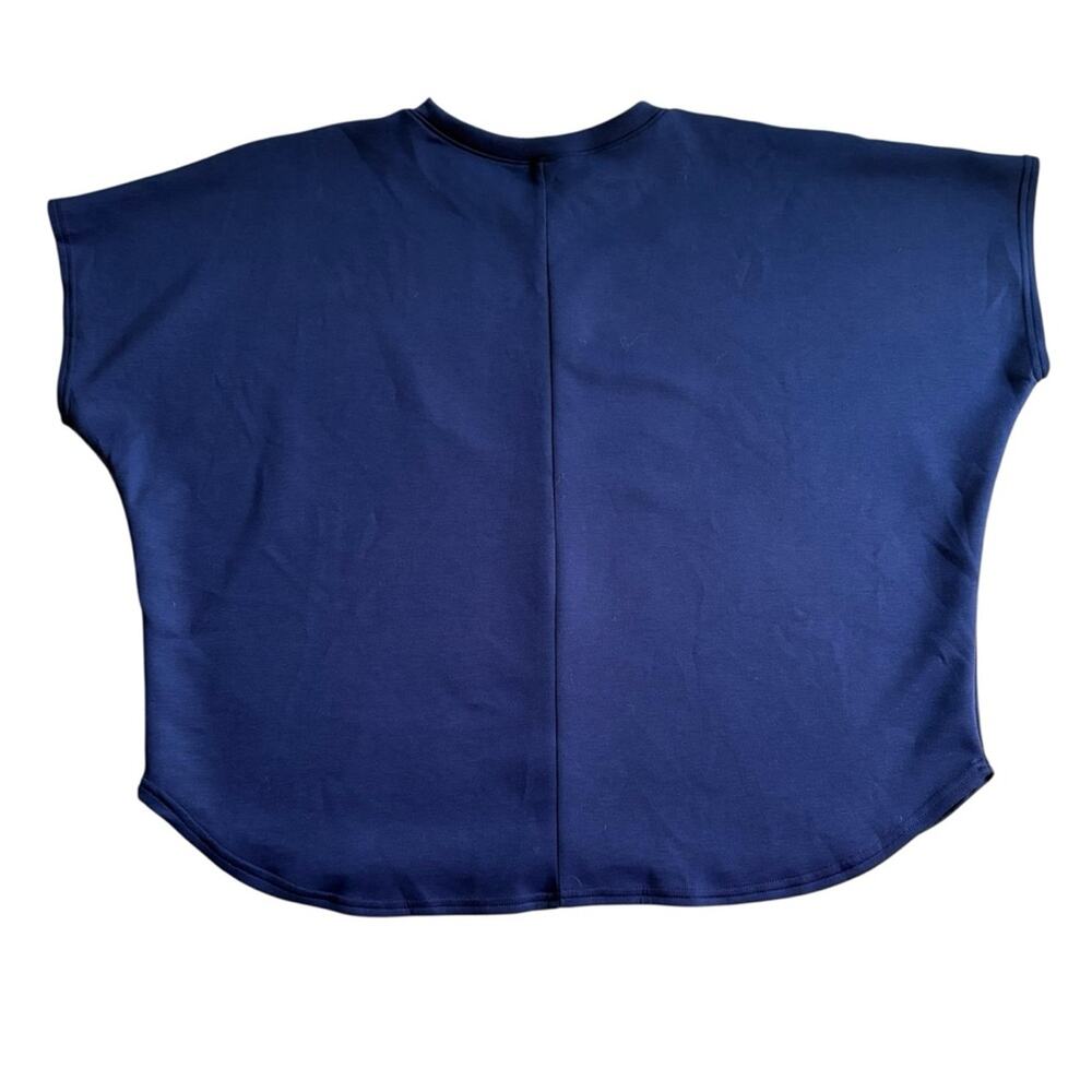 Dear Scarlett Deep Blue Short Sleeve Top - Picture 2 of 6